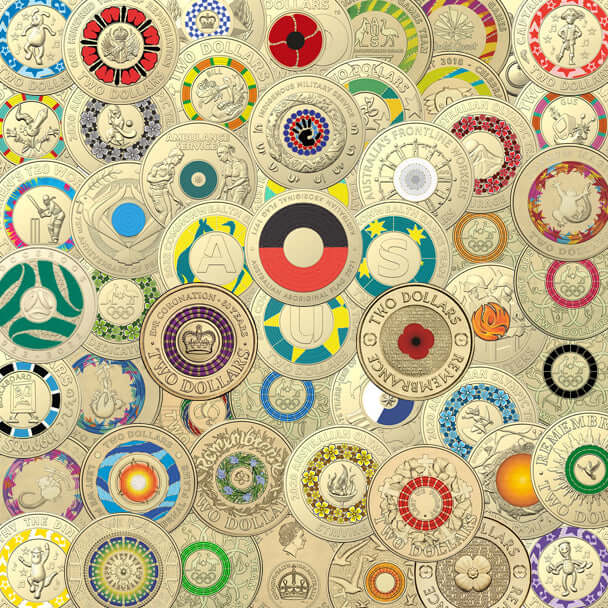 Collecting $2 Color Coins, C Mint Coins, and Mint ROLLS in Australia