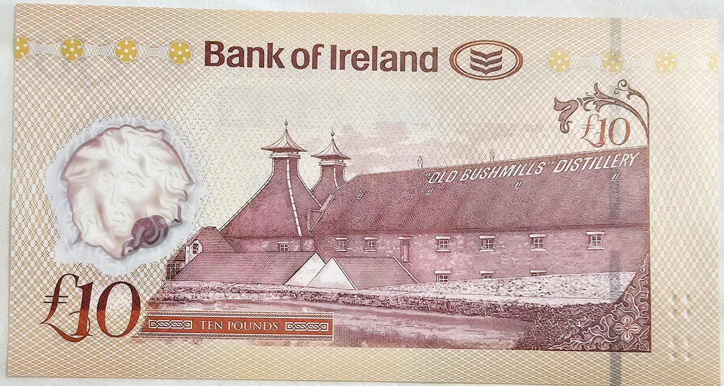 Bank Of Ireland £10 Ten Pounds 2017