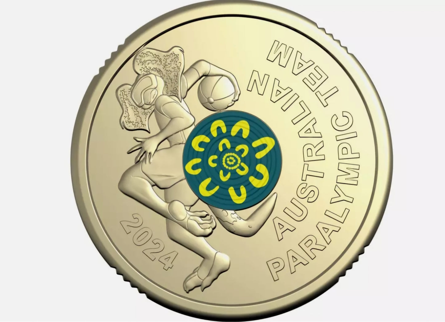 2024 Australia $2 Coin Paralympic Olympic Games RAM Card