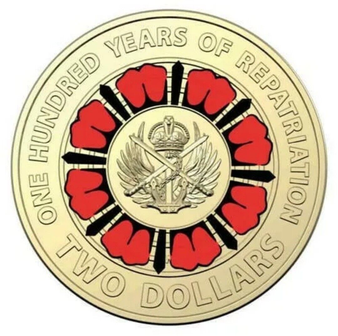 2019 Australian $2 Two Dollar Coin Repatriation Cotton & Co Roll