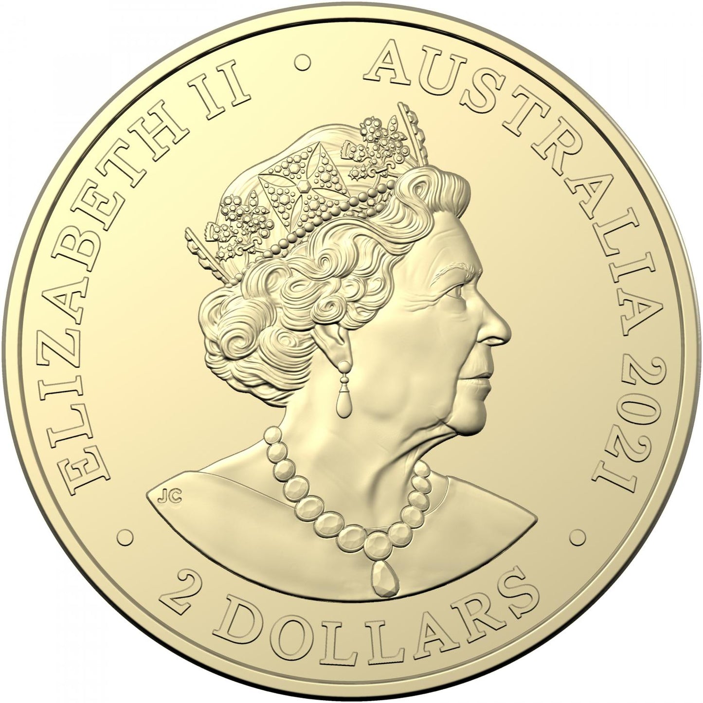 2021 Ambulance Services $2 two dollar coin in DCPL Card