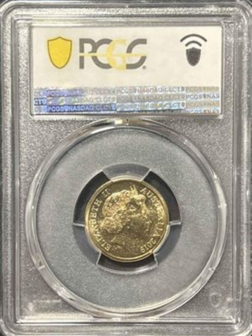 2019 Repatriation PCGS MS68 graded gold shield C Mintmark 2$ two dollar Colour coin