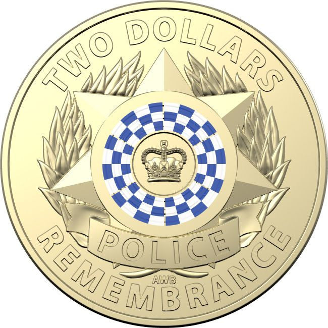 2019 Police Remembrance Two Dollar Royal Australian Mint Roll