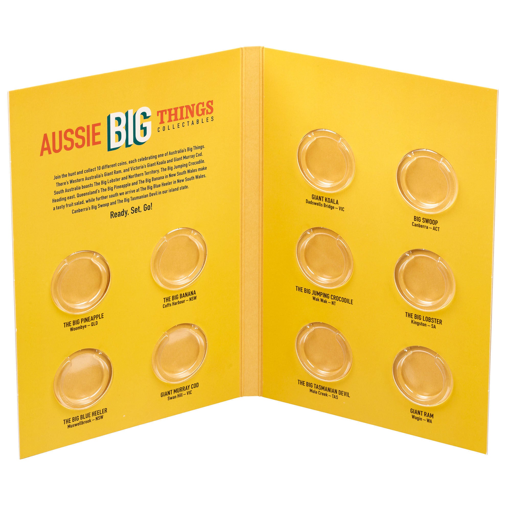 Aussie Big Things - Unopened Tube and Folder Kit – GrabCoins