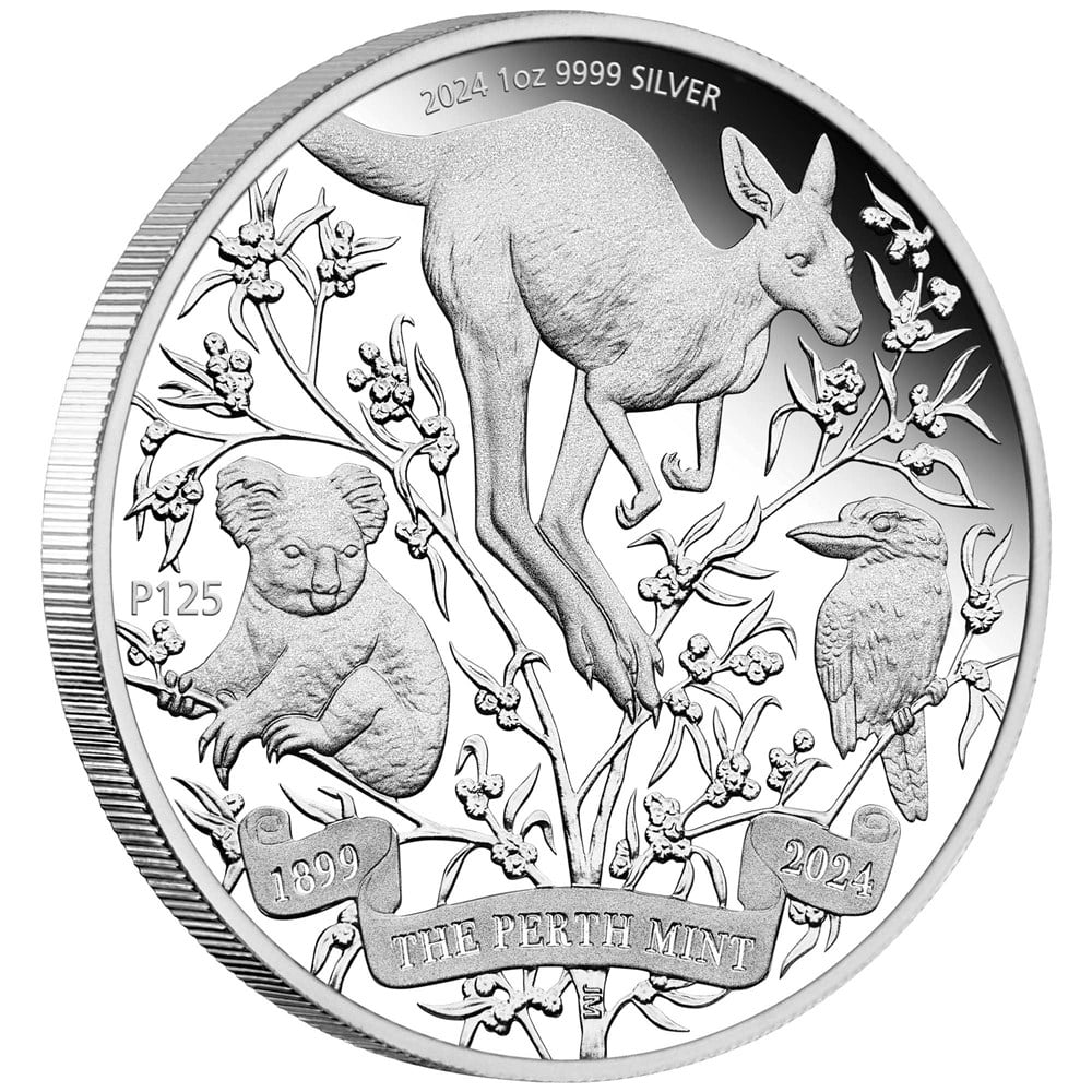 The Perth Mint's 125th Anniversary 2024 1oz Silver Proof Coin