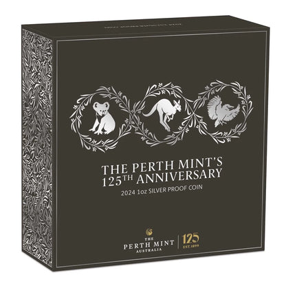 The Perth Mint's 125th Anniversary 2024 1oz Silver Proof Coin