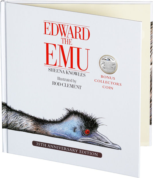 2023 Australia Edward the Emu 20c Coloured Uncirculated Coin - Coin in Special Edition Book