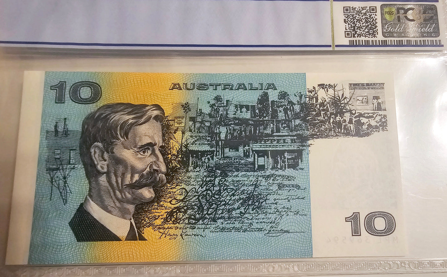 Austalian 10 Note Australian 10$ graded note – GrabCoins