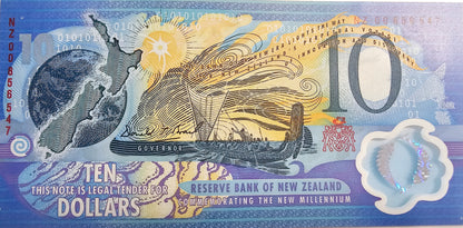 New Zealand - $10 Note Unc