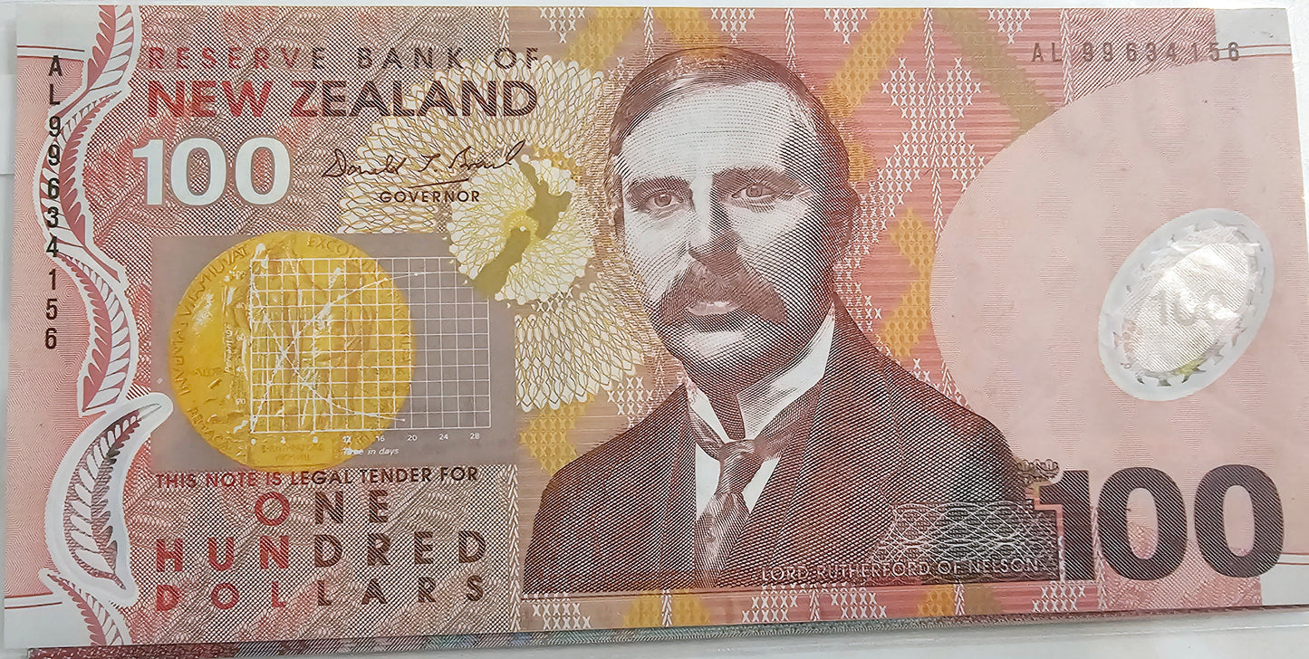 New Zealand - $100 Note - Wheeler