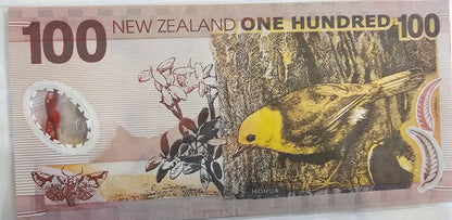 New Zealand - $100 Note - Wheeler