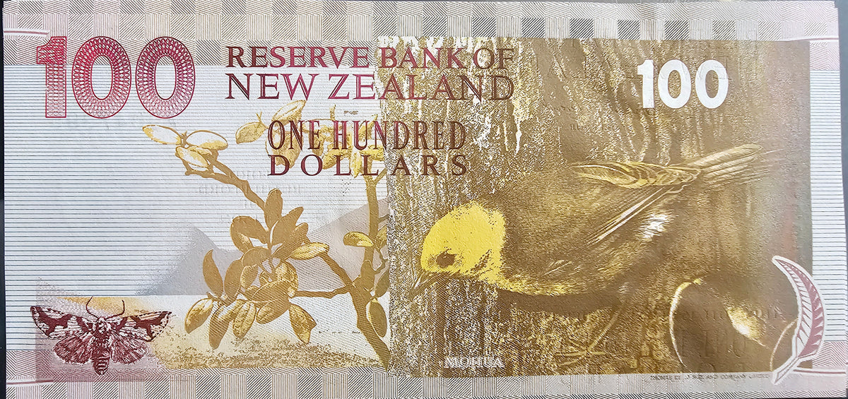 Nz$100 Doler Note New Zealand - $100 Note - Wheeler – GrabCoins