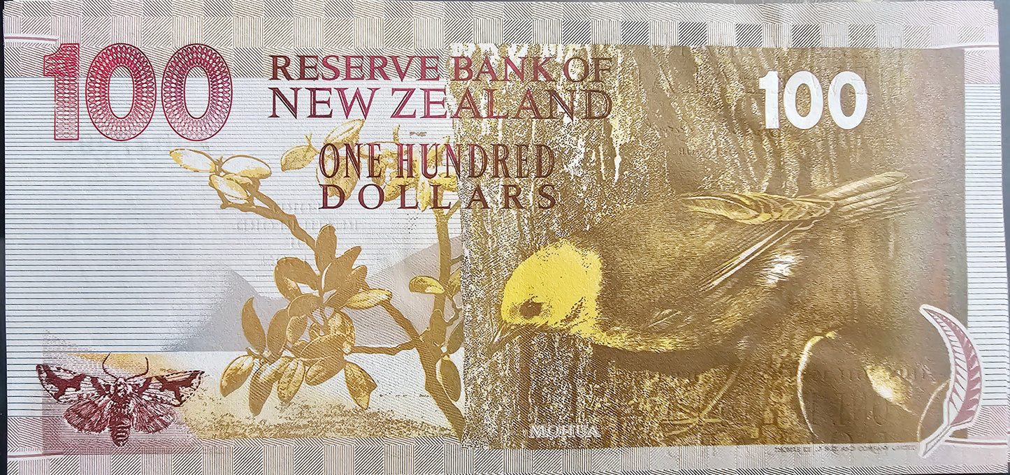 New Zealand - $100 Note - Wheeler