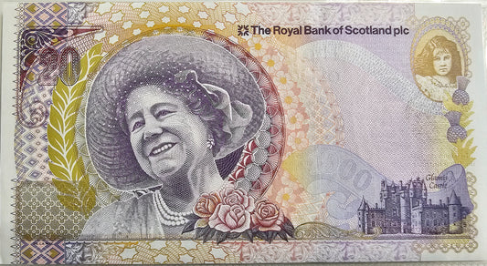 Scotland Bank £20 Pounds Queen Note