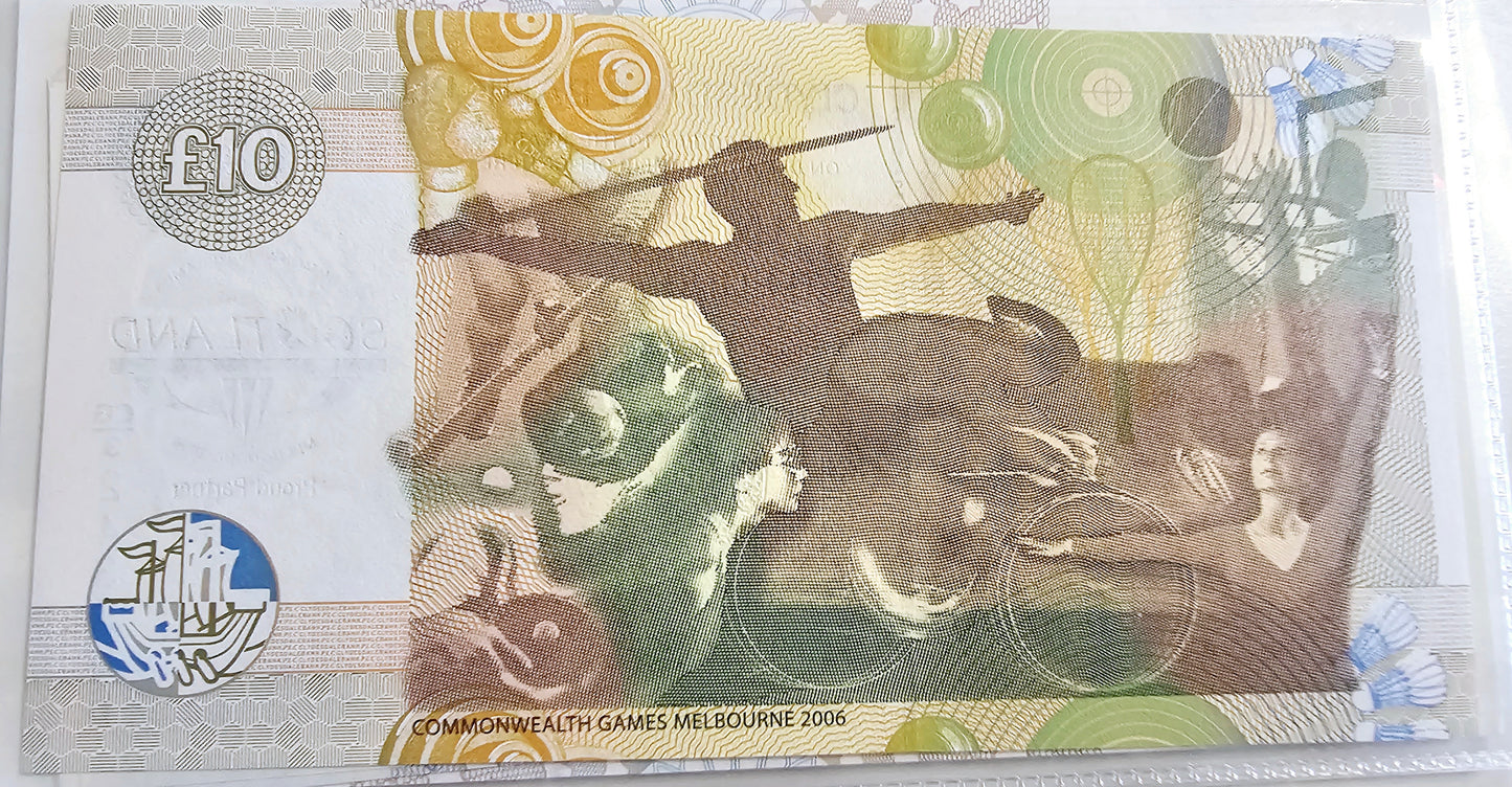 2006 Common Wealth Melbourne 10 pound note