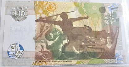 2006 Common Wealth Melbourne 10 pound note