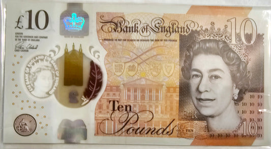 Bank Of England £10 Ten Pounds Queens Note