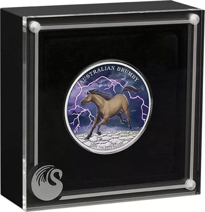 Australian Brumby 2024 1oz Silver Coloured Coin