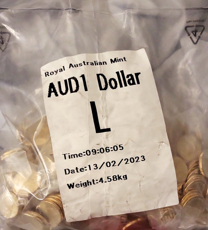 2023 $1 One Dollar AFL Sealed Bag Royal Australian Mint 20 Coins UNCIRCULATED