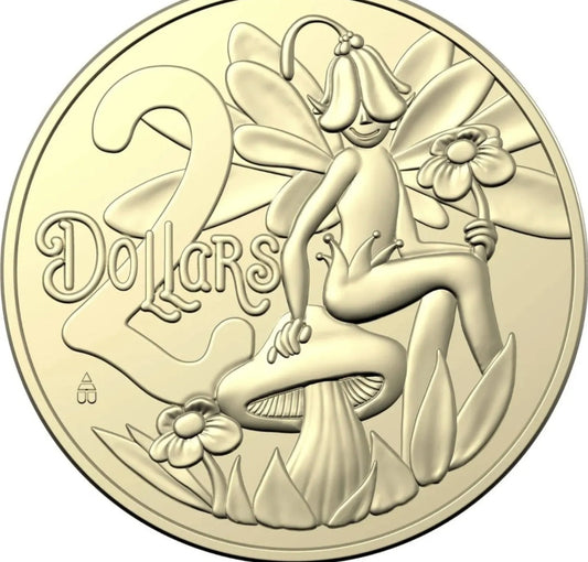 2023 Tooth Fairy $2 Two Dollar Unc Coin in Card