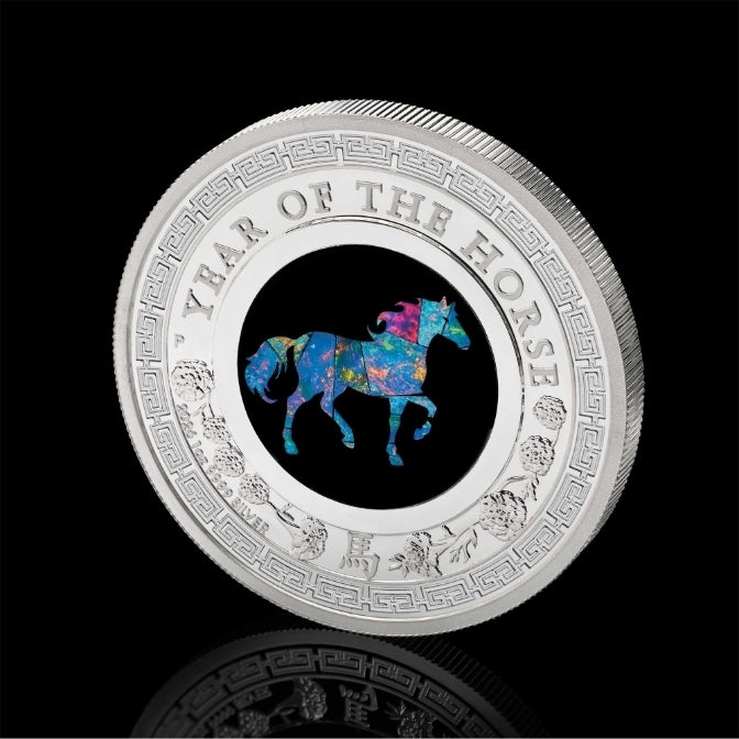 Australian Opal Lunar Series 2026 Year of the Horse 1oz Silver Proof Coin