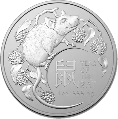 2020 Ram Rat Silver 1oz investment coin