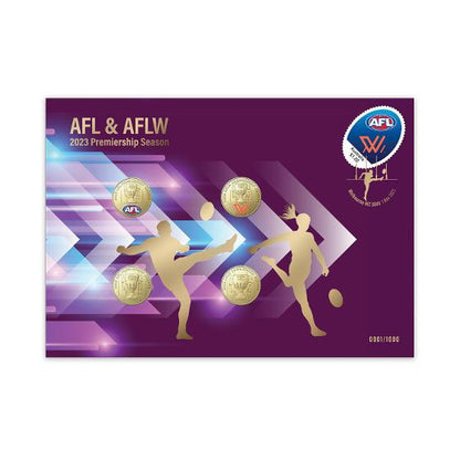 2023 Auspost Impressions - AFL & AFLW Four-Coin Limited-Edition PNC