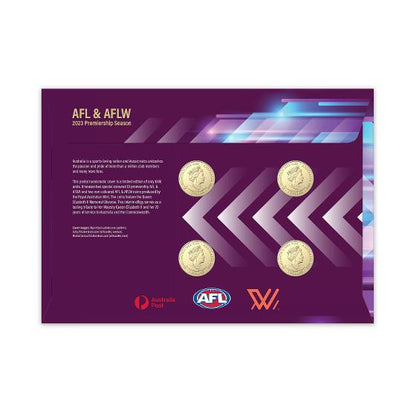 2023 Auspost Impressions - AFL & AFLW Four-Coin Limited-Edition PNC