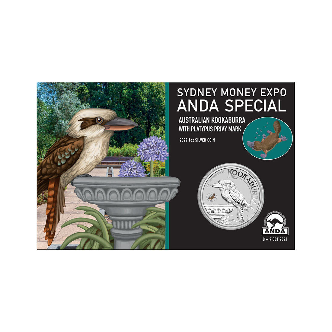 2022 ANDA Sydney Kookaburra with Coloured Possum Privy