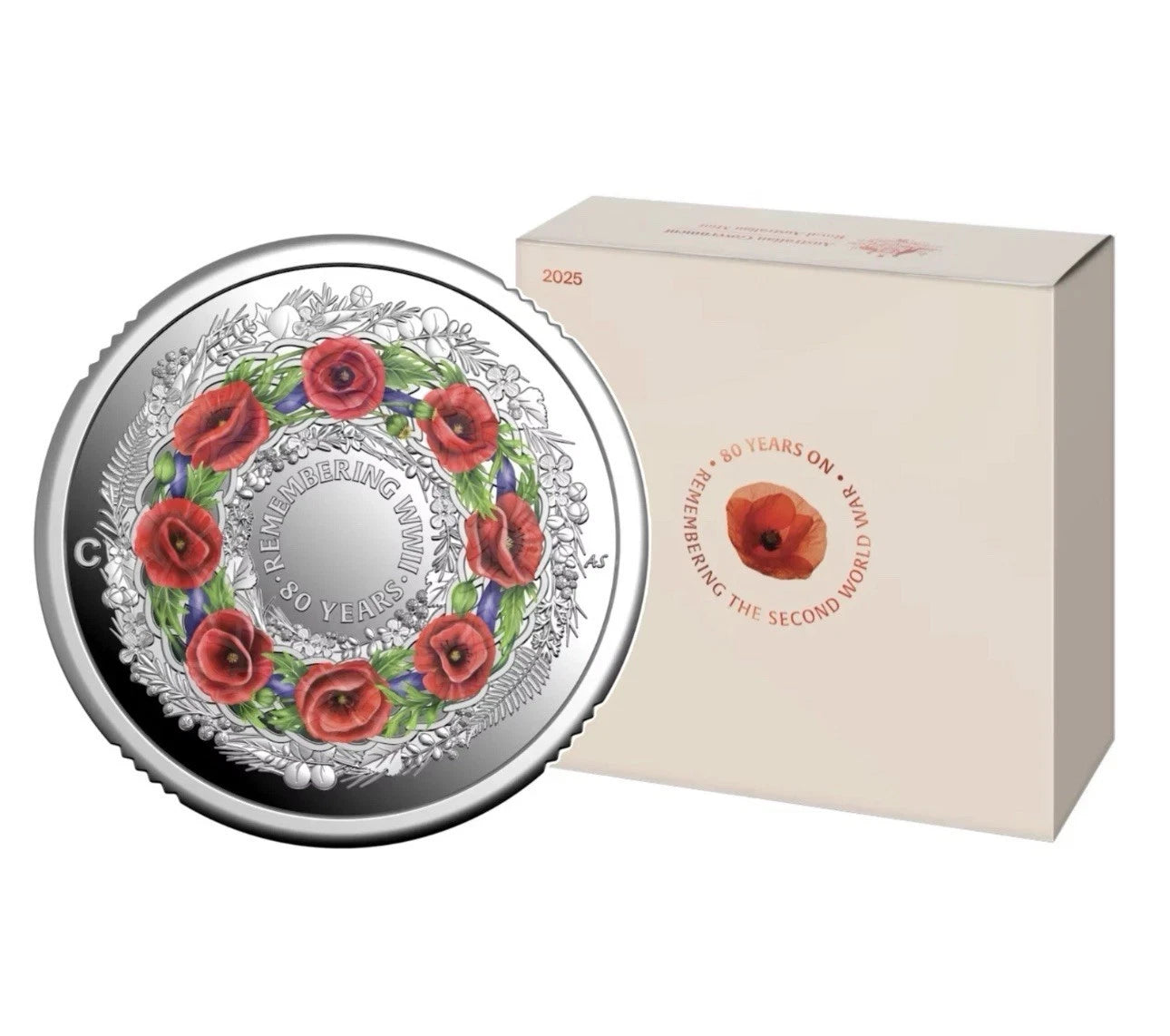 2025 RAM $2 ‘C’ Fine silver Proof Coin 80th Anniversary WWII Pre Order