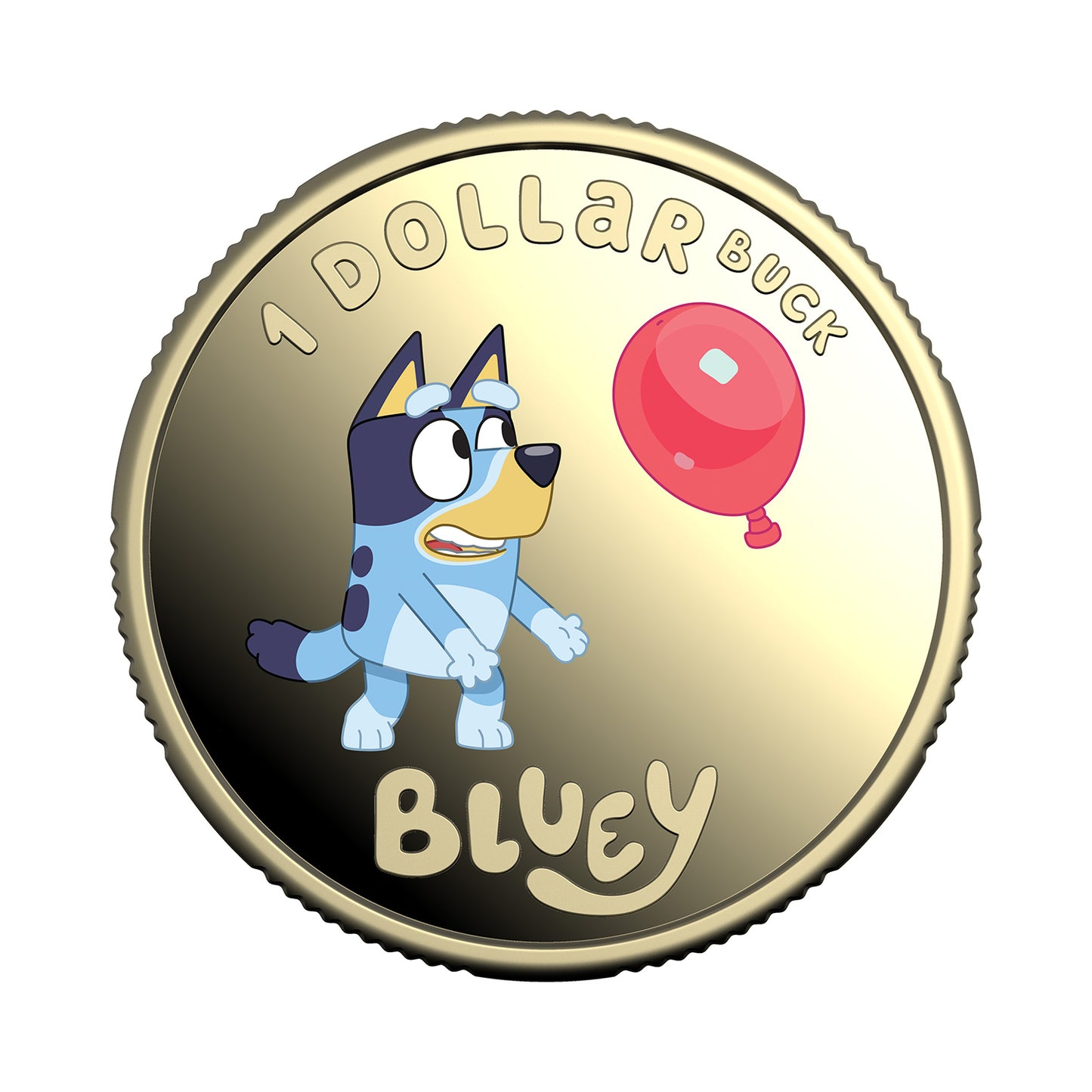 2024 $1 Bluey AlBr Coloured Proof Coin (preorder)