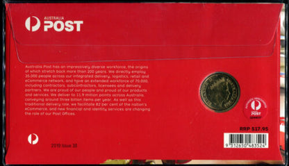 2019 Auspost Alphabet A RAM $1 Great Aussie Coin Hunt GACH PNC