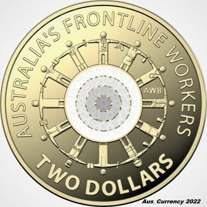 2022 Frontliner worker Two Dollar Royal Australian Mint RAM Roll