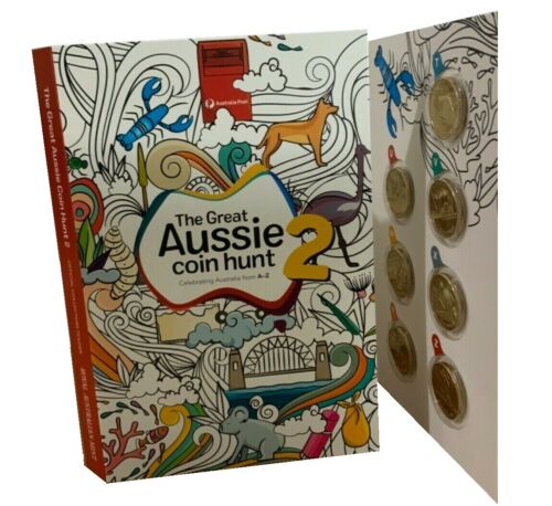 Great Aussie Coin Hunt 2 and 3 with Folder & 26 Coins Set in a folder