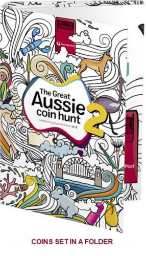 Great Aussie Coin Hunt 2 and 3 with Folder & 26 Coins Set in a folder