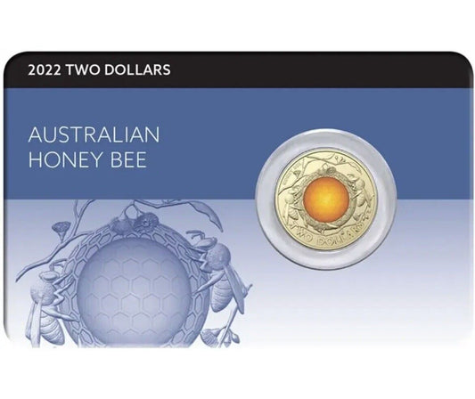 2022 Honey Bee $2 two dollar coin in DCPL Card