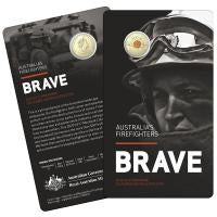 2020 Firefighters Two Dollar $2 Royal Australian Mint RAM Roll with C mint card Combo