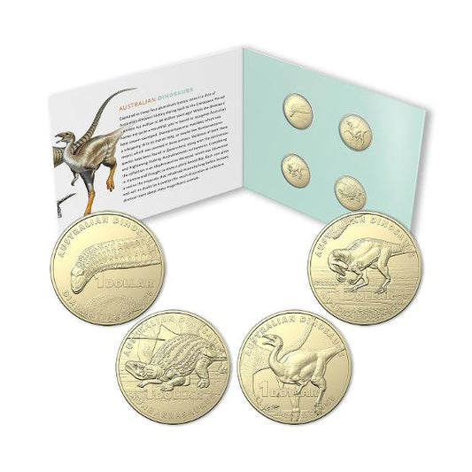 Australian Dinosaurs - UNC Four Coin Collection 2022